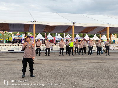 Polres Mesuji Siap Mengamankan Acara Penutupan MTQ ke 49